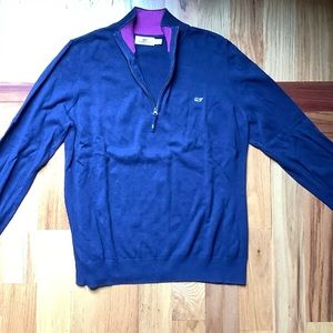 Vineyard Vines Women’s Cotton 1/4 Zip Sweater